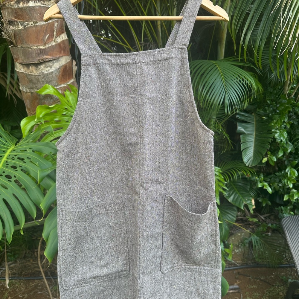 Good Luck Gem Brown Tweed Dress